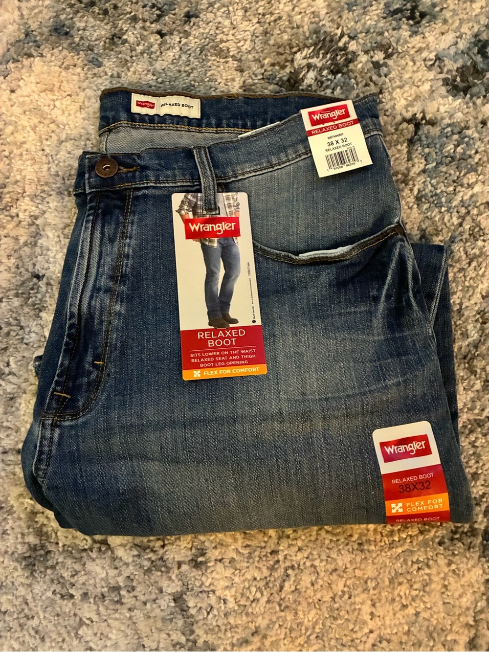 Wrangler Men's Relaxed Bootcut Jeans 38x32